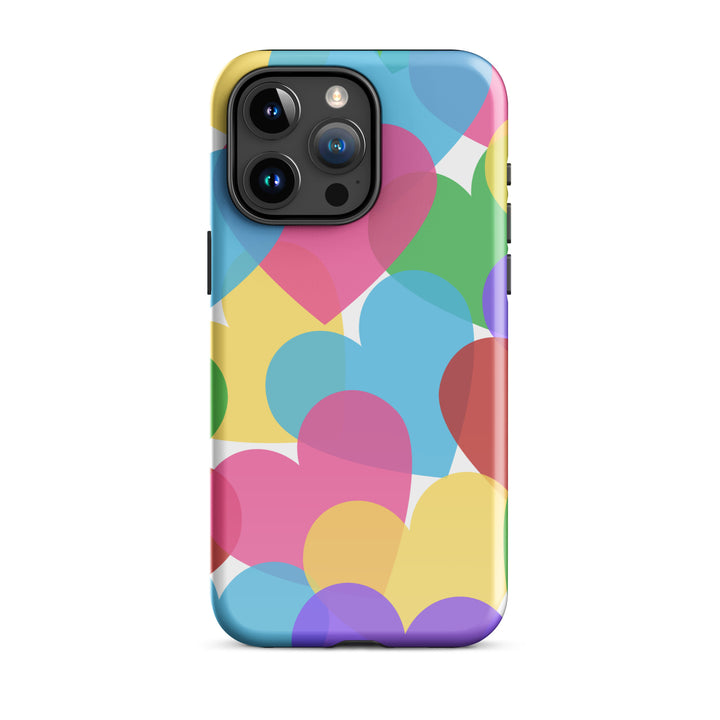 Overlapping Hearts Tough iPhone® case