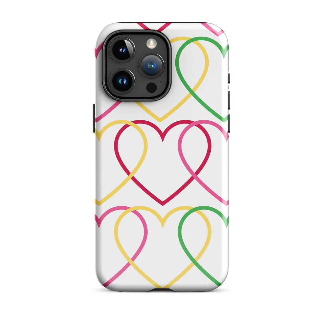 Symmetrical Hearts Tough iPhone® Case