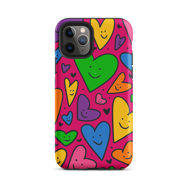 Happy Hearts Tough iPhone® Case