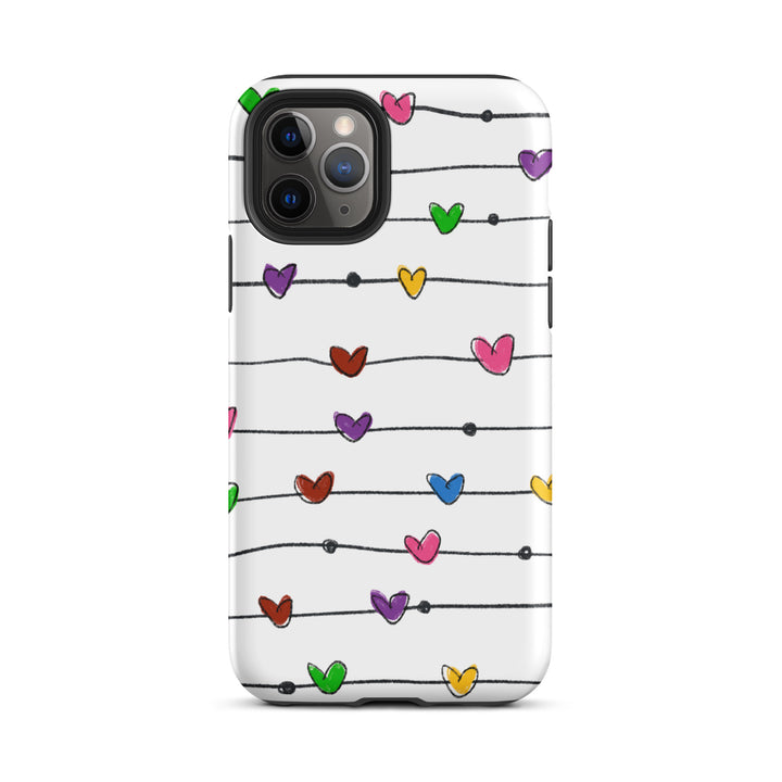 String Hearts Tough iPhone® Case