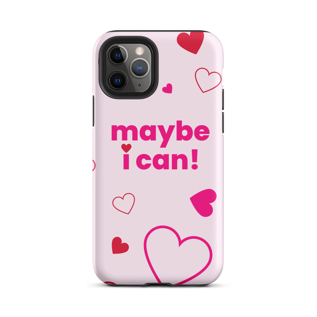 Maybe I Can Light Pink Tough Case for iPhone®