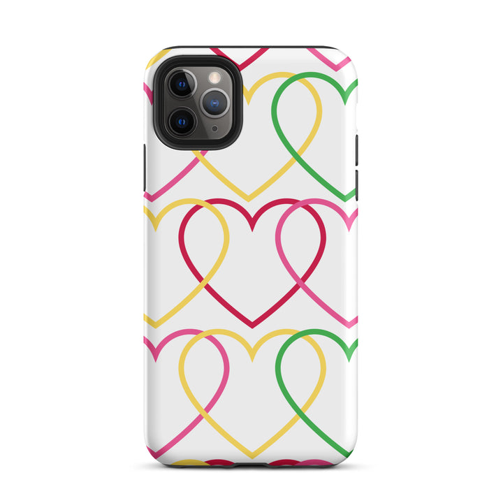 Symmetrical Hearts Tough iPhone® Case