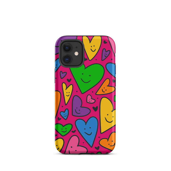 Happy Hearts Tough iPhone® Case