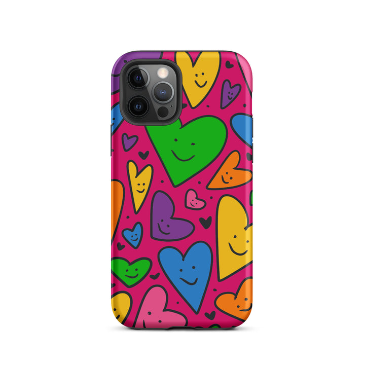 Happy Hearts Tough iPhone® Case