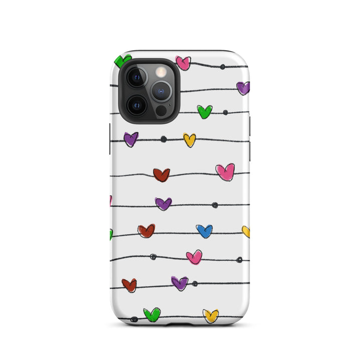 String Hearts Tough iPhone® Case