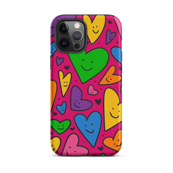 Happy Hearts Tough iPhone® Case