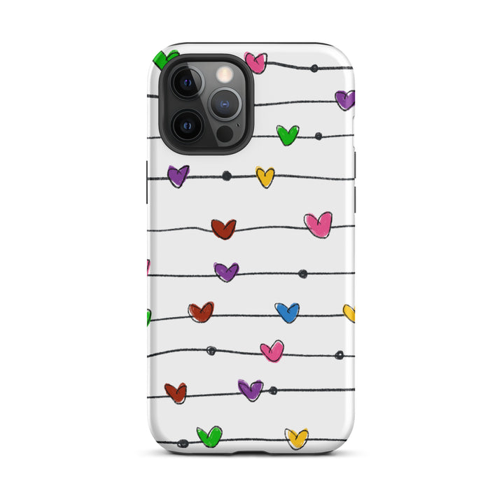 String Hearts Tough iPhone® Case