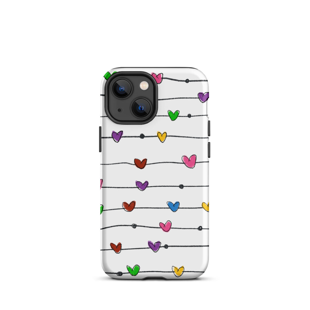 String Hearts Tough iPhone® Case