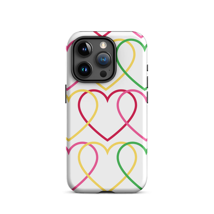 Symmetrical Hearts Tough iPhone® Case