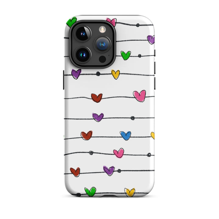 String Hearts Tough iPhone® Case