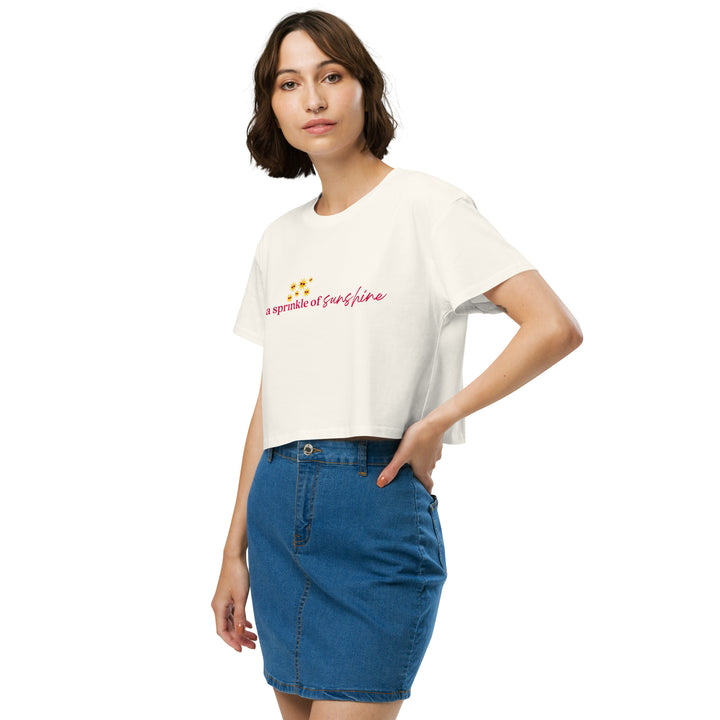 Sprinkle of Sunshine Women’s crop top