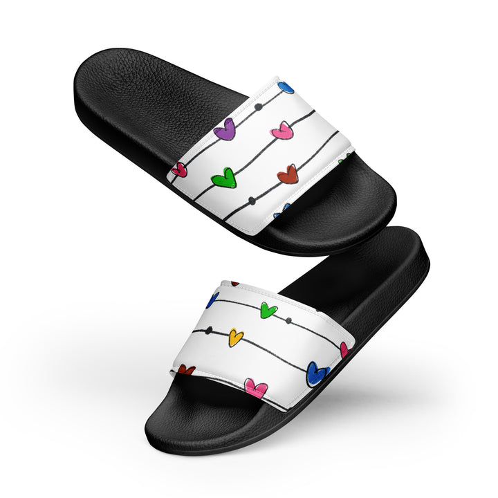 Wired Hearts Women's slides