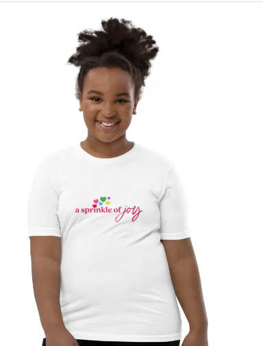 "A Sprinkle of Joy" Youth Short Sleeve T-Shirt