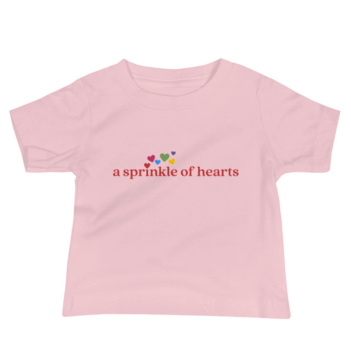 Sprinkle of Hearts Baby Jersey Short Sleeve Tee