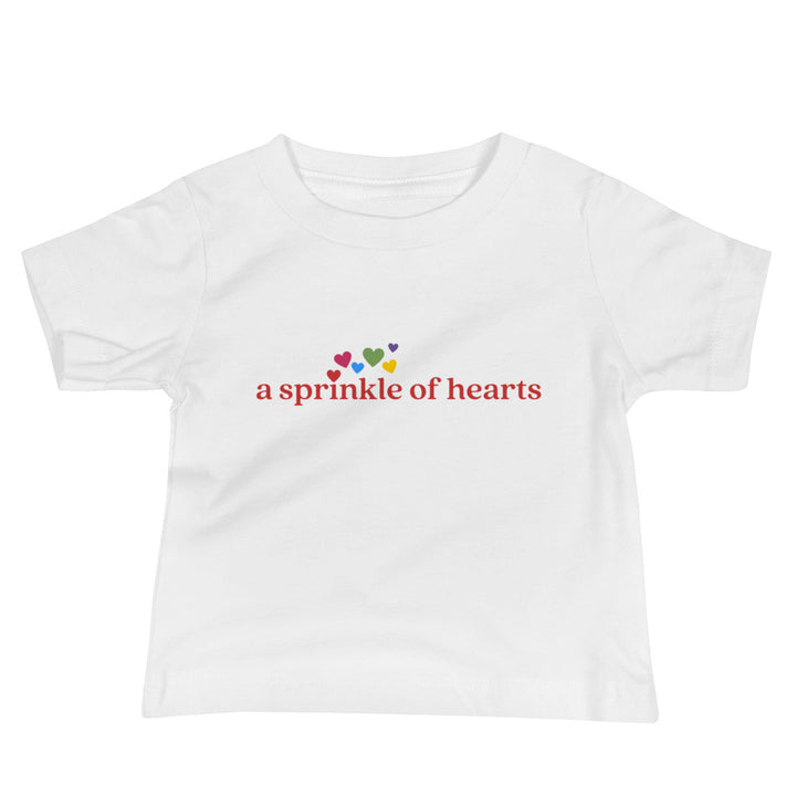 Sprinkle of Hearts Baby Jersey Short Sleeve Tee