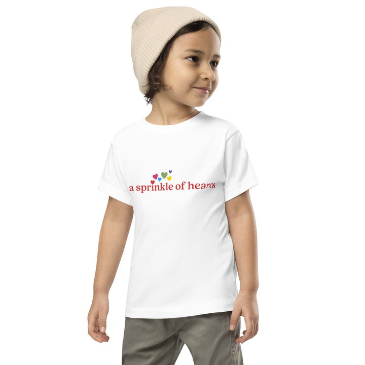 Sprinkle of Hearts Toddler Short Sleeve Tee